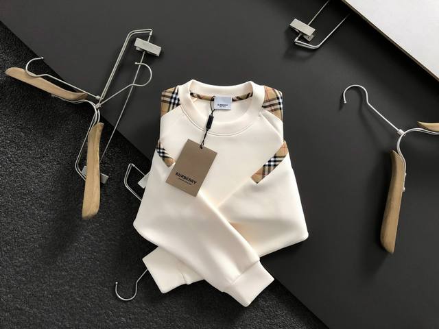 Bbr*Fit version M-Xxxl 2025 Autumn and Winter Yunrou Series knitted sleeve plaid