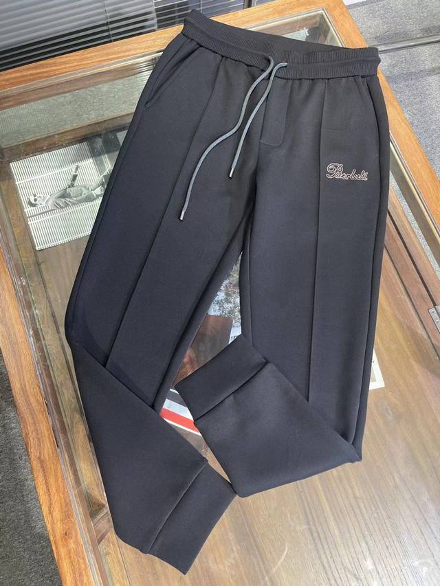 K8098 New autumn and winter Bruno home casual loose-fitting cuff trousers, brown