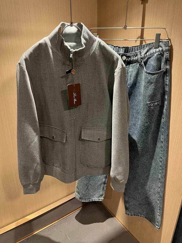 Loro Piana's new Autumn/Winter 2025 men's casual jacket, available for internati