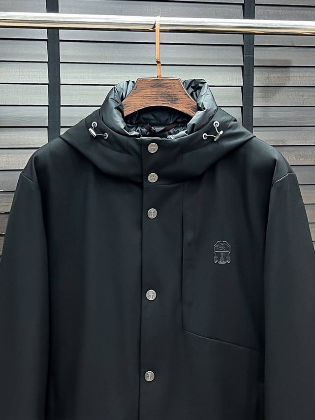 Down Jacket - BC-Brunello Cucinelli 25 Autumn/Winter Fashion Hooded Down Jacket