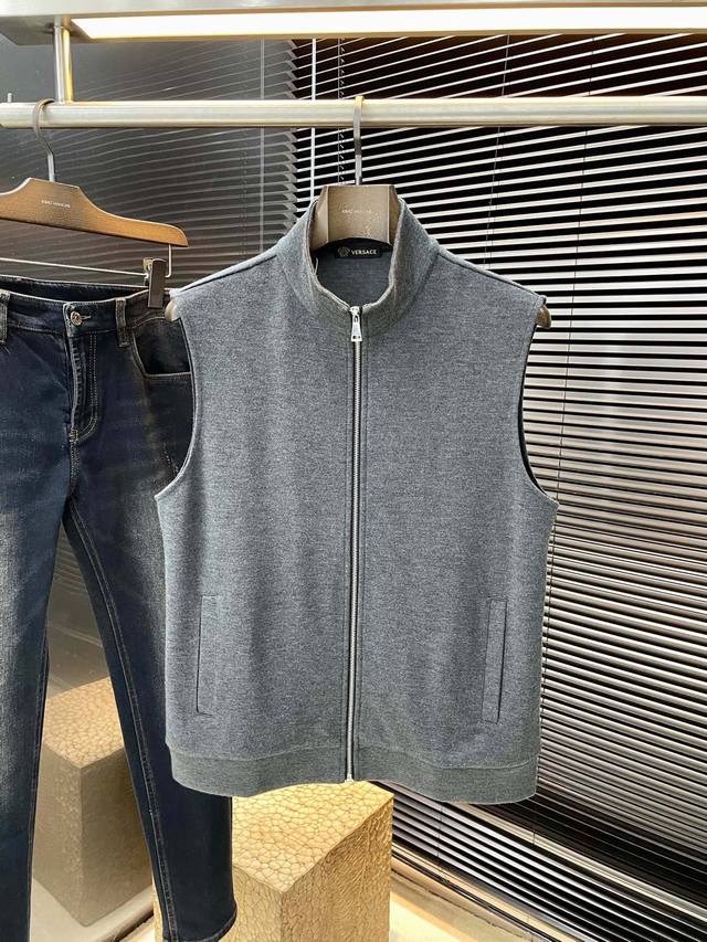 Versace - Versace 2025 Fall New Arrivals. This minimalist, fashionable vest is m