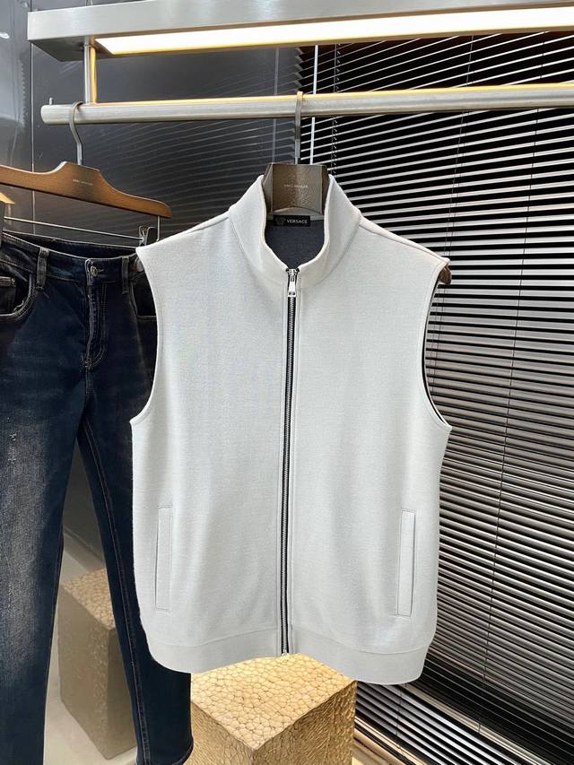 Versace - Versace 2025 Fall New Arrivals. This minimalist, fashionable vest is m