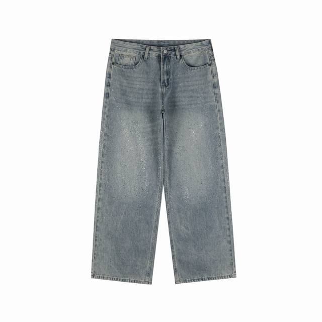 Style No. Ac43 Acne Studio 25F Starry Sky Hot Diamond Retro Loose Jeans W