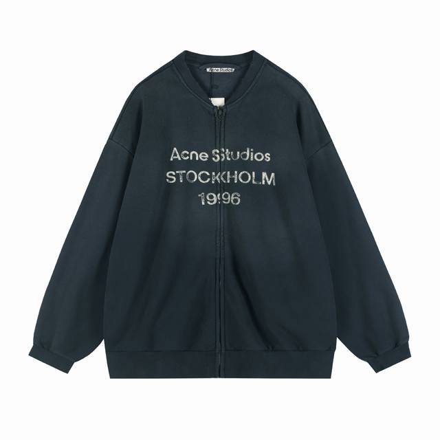 Style No. Ac24 Acne Studio 25Fw1996 Letter Print Distressed Faded Baseball Coll