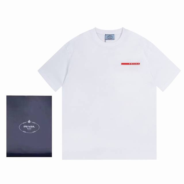 prada Prada Ss spring and summer short-sleeved T-shirt new classic letter logo s