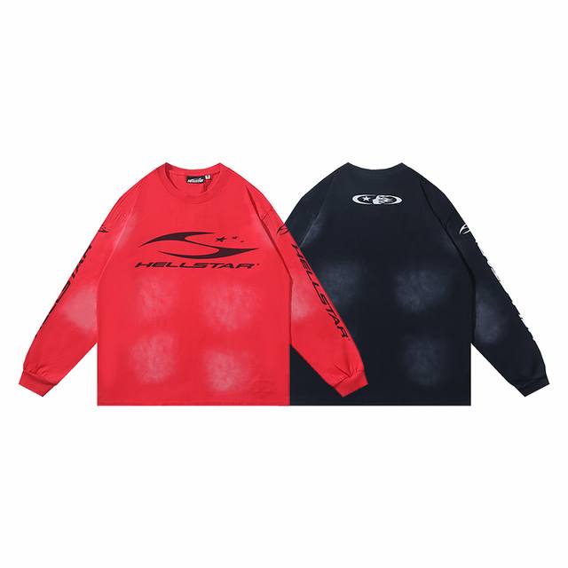 6770# Washed style Real shot Hellstar Hell Star Beautiful trendy old washed cott