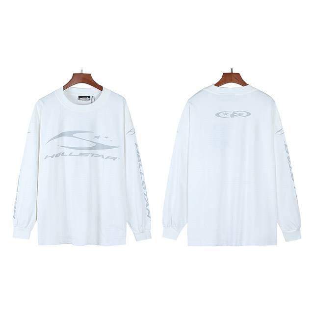 5623# Real shot of Hellstar Hell Star American trendy high street pure cotton lo