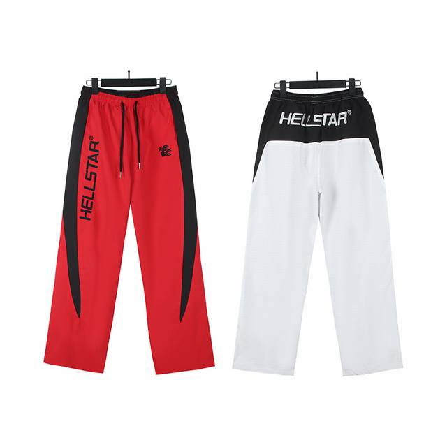 752# Real shot of Hellstar American trendy brand stitching contrasting color emb
