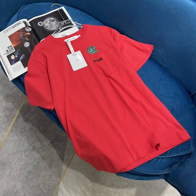 24 Otani Workshop embroidered T-shirt for the Year of the Dragon. Crafted from c