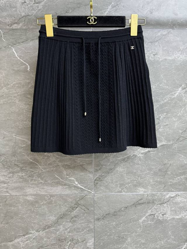 High-end version shipped Xiangjia jacquard drawstring skirt 2025 early spring r
