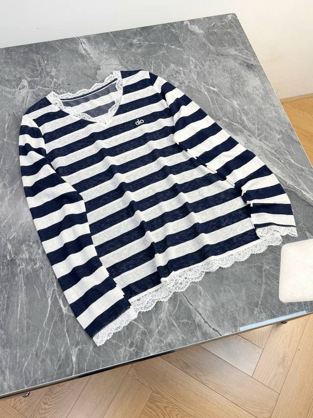 New lightweight rayon striped sunscreen blouse, classic loose version, high-qua