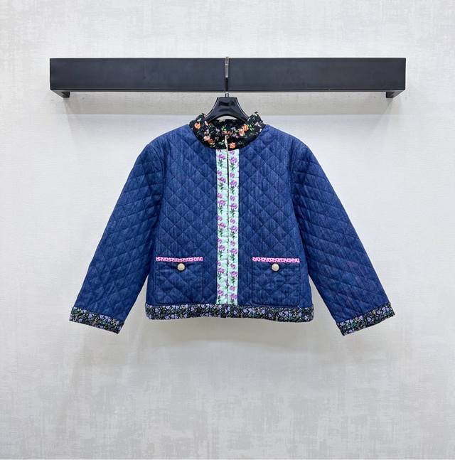 Valentin*2025 new arrivals. Custom-made floral-patterned cotton jacket. Made fro