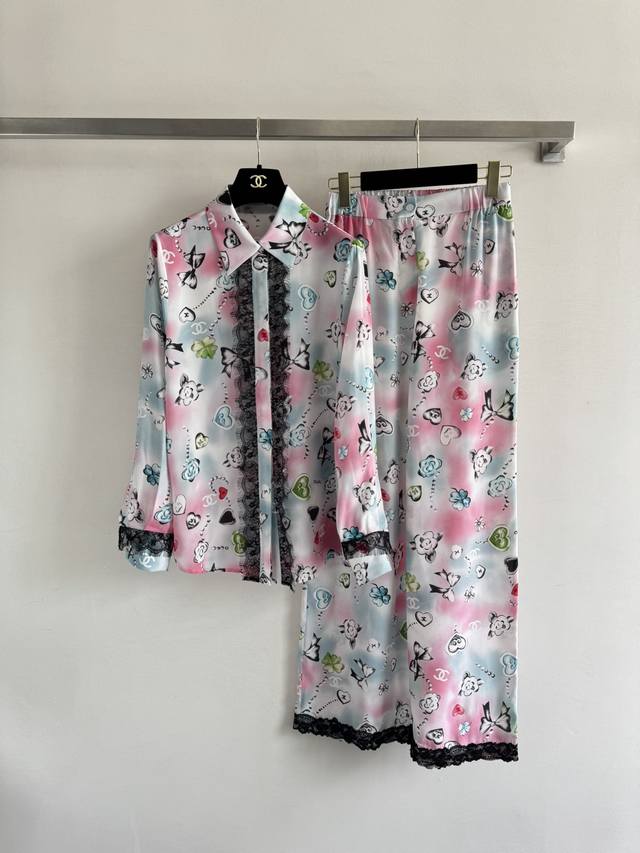 Chane* 25 series new lace silk trousers are refreshingly breathable and soft, ma