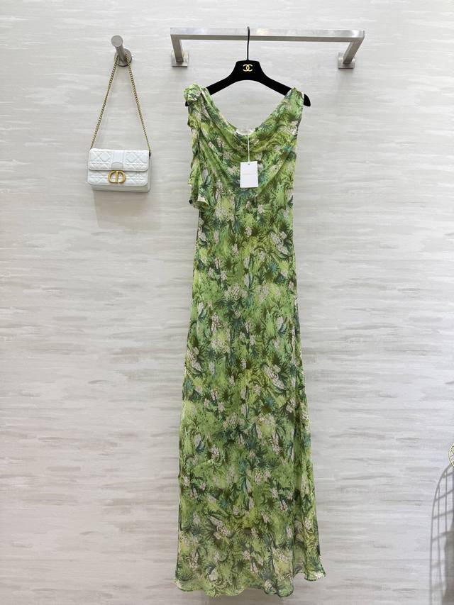 Zimm2 Resort Series Silk Print Dress High Quality Customized Spot First Release