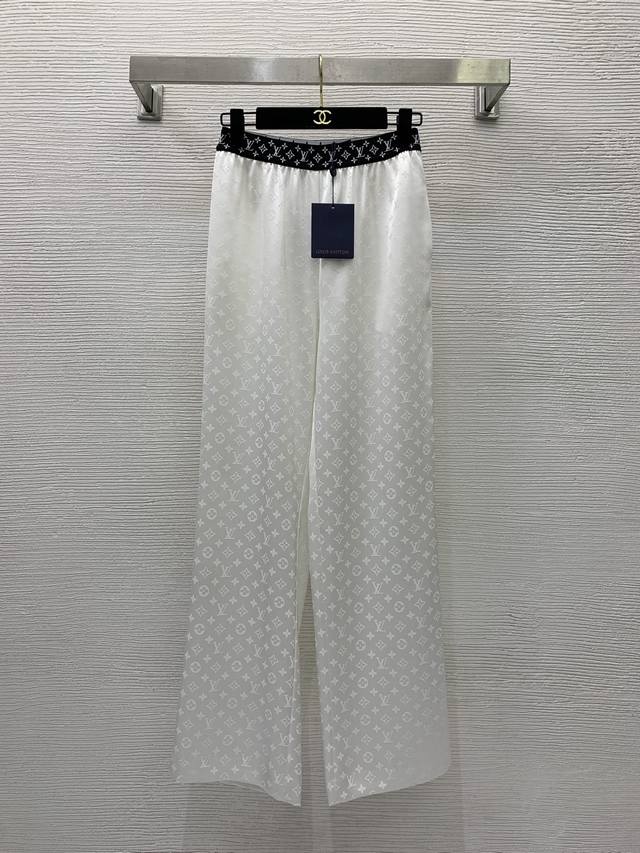 Pants by Louis Lv, new high-end custom-made imported acetate jacquard fabric! A