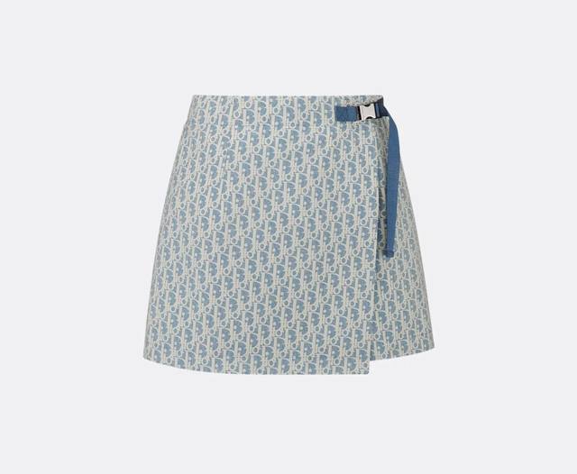 Dio's new style of classic monogram jacquard fabric, two-sided slip pockets with