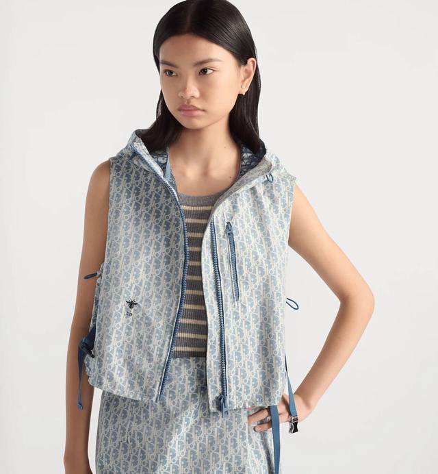 Vest Dio* Newest D brand classic logo jacquard fabric, inner hemming and tape,