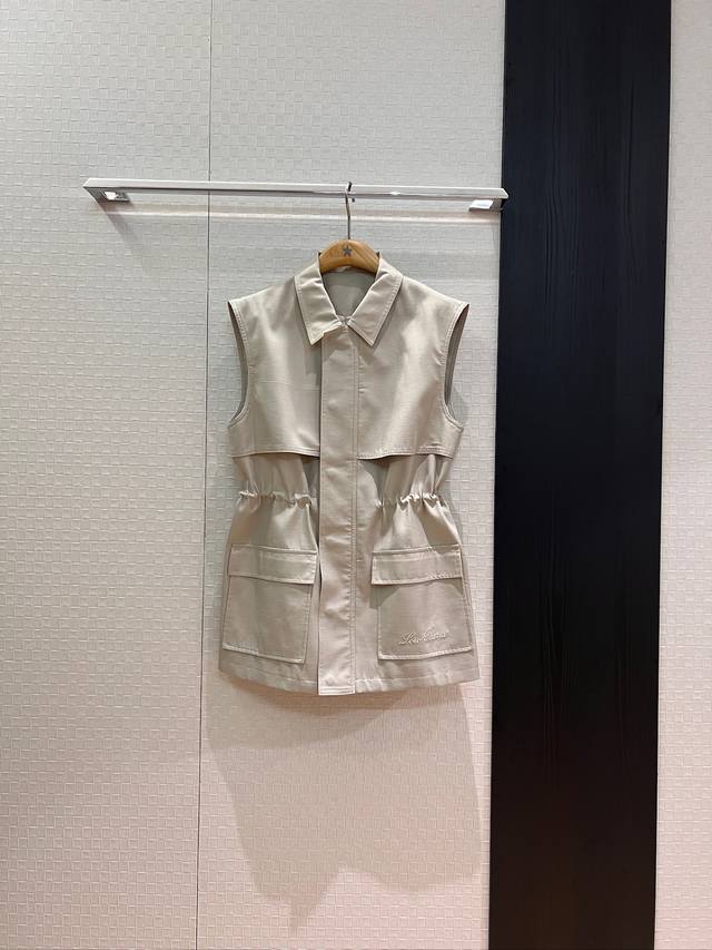 New arrival Lp lapel waist vest jacket workwear style large pocket decoration c