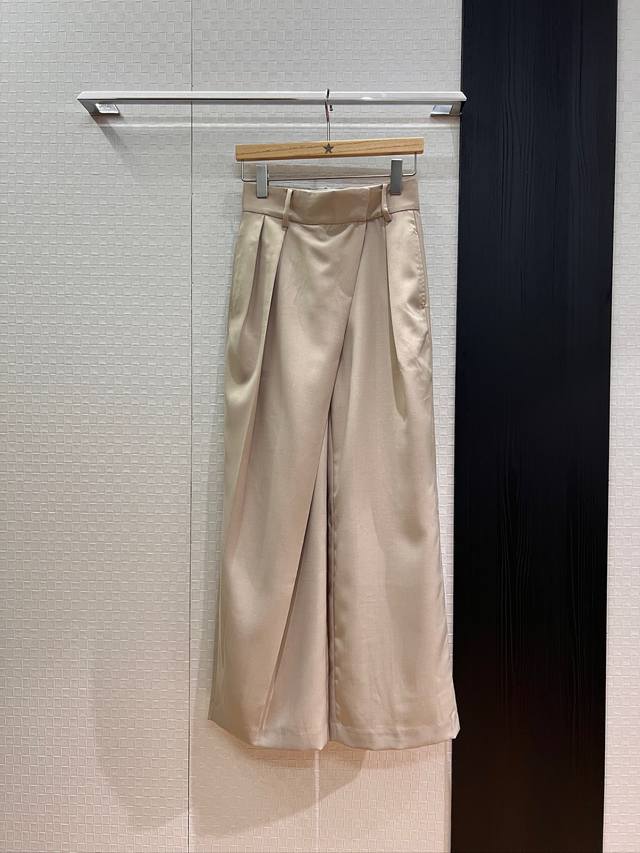 New style recommendation Asymmetrical wrapped trousers Wide-leg casual trousers