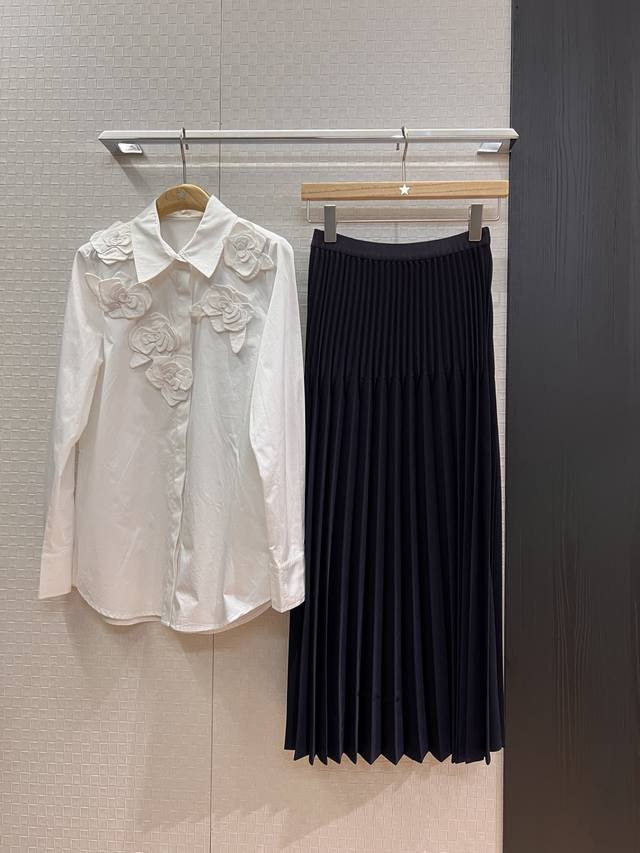 New minimalist elastic waist irregular pleated skirt casual simple fashion all-