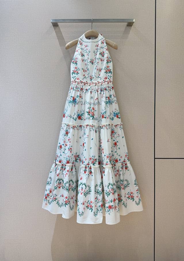 Agua By Agua Bendi*T*A New Sweetheart halter neck sleeveless dress Small flower