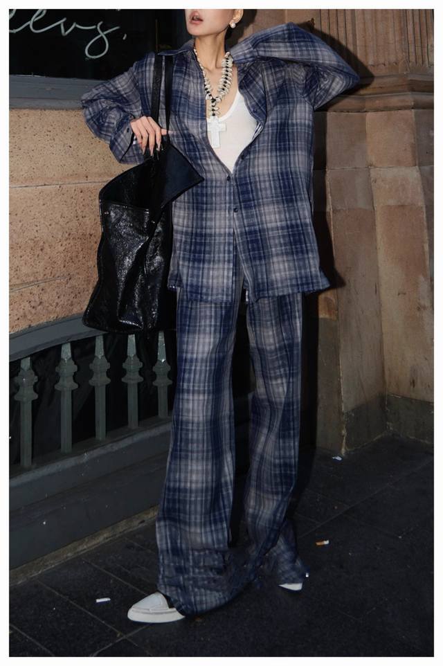 suit early autumn new style! Designer style, lazy and loose American retro grad