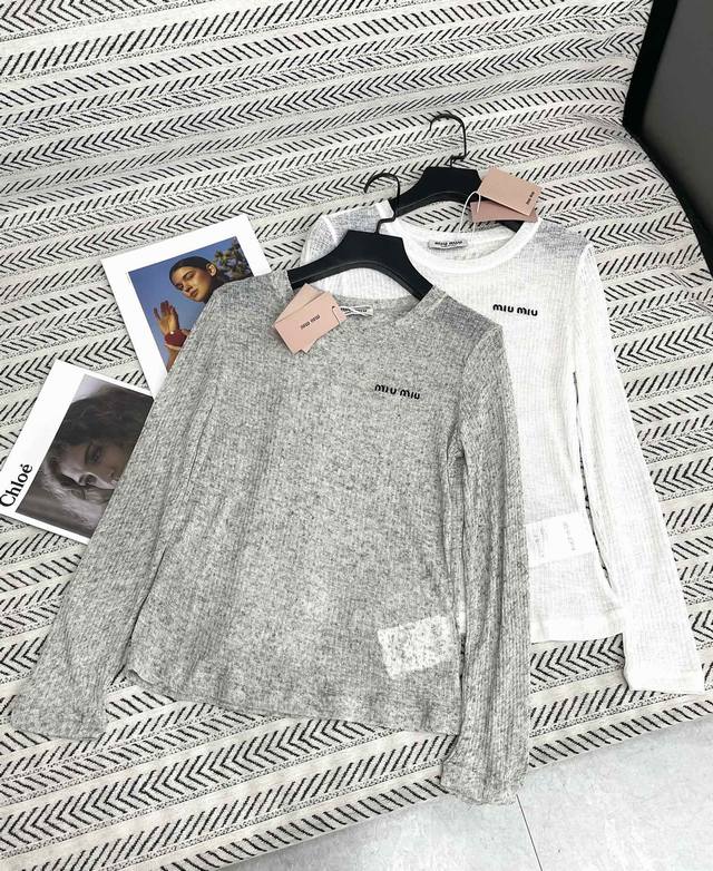 25Ss New autumn and winter style Miu cotton and linen mesh custom fabric embroid
