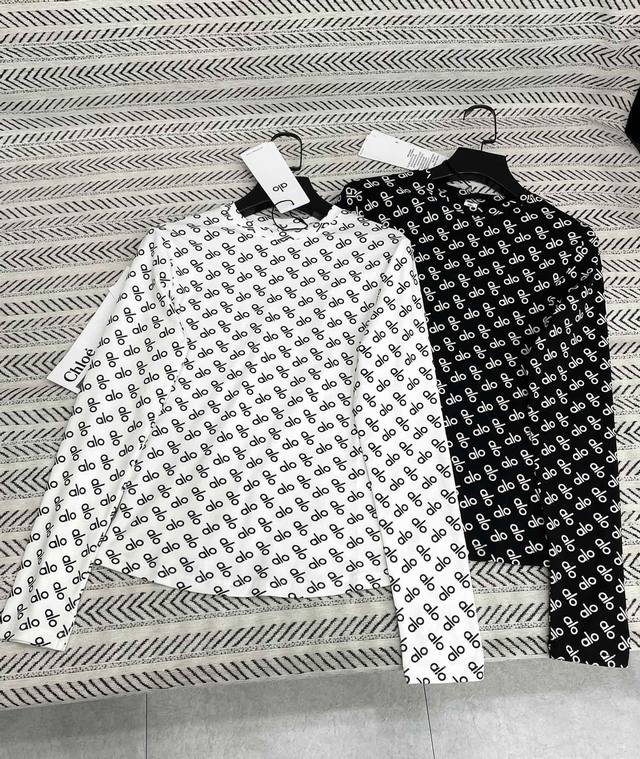 25Ss New autumn and winter style Alo popular style full print letter logo patter