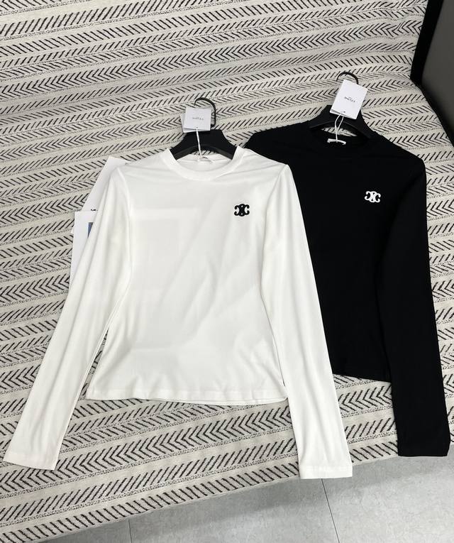 25Ss New autumn and winter style Celine simple Arc de Triomphe embroidered small