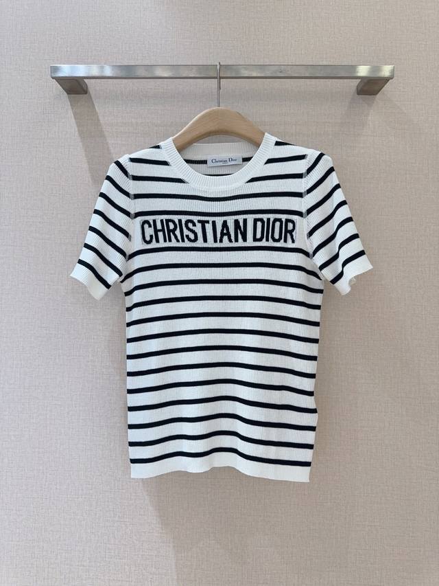 D's 25th Summer Collection Recommendations: A Dior-inspired striped knit short-s