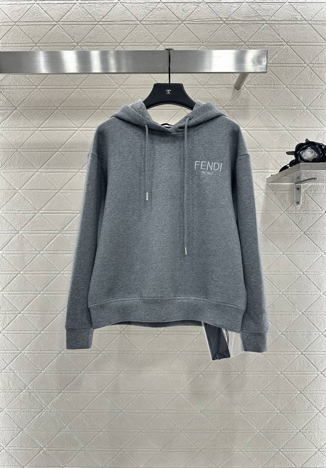 Fend*2025 New Arrivals: Hooded Sweatshirt and Lace Skirt Set. Custom Yb twill co