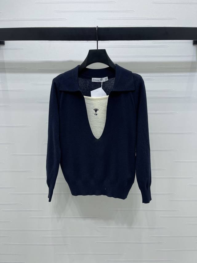 New, original, high-end quality, Dio* 2025 Early Fall Collection! Fake two-piec
