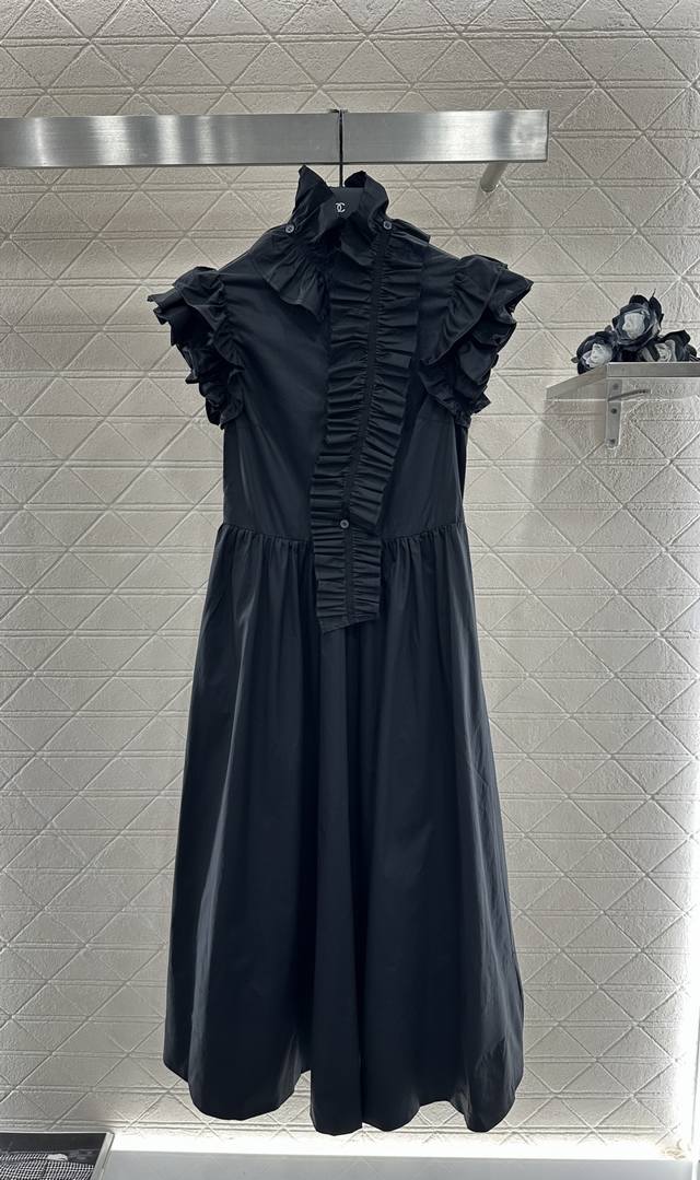 Dio*2025 New Arrival Detachable Pleated Lace Dress Custom Yb twill cotton materi