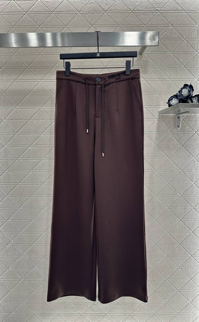 Louis Vuitto*2025 New Arrivals Drawstring Suit Straight-Leg Trousers Custom Yb I