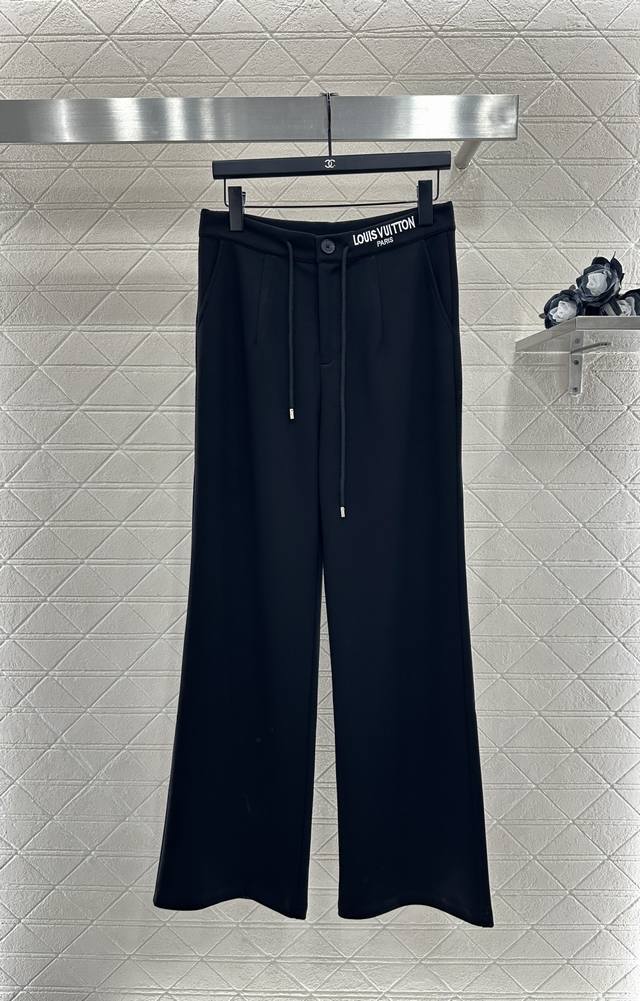 Louis Vuitto*2025 new arrivals drawstring suit straight pants Custom Yb imported