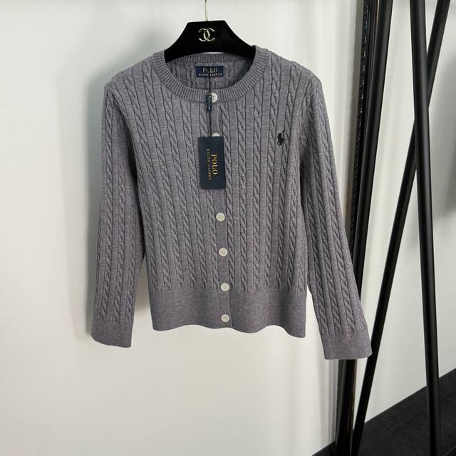 Style No. 20255352 Polo Ralph Lauren new polo embroidered cable-striped round-n