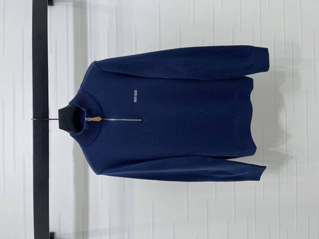 New, original, high-quality, Miumi* 2025 Early Fall collection! Zippered knit t