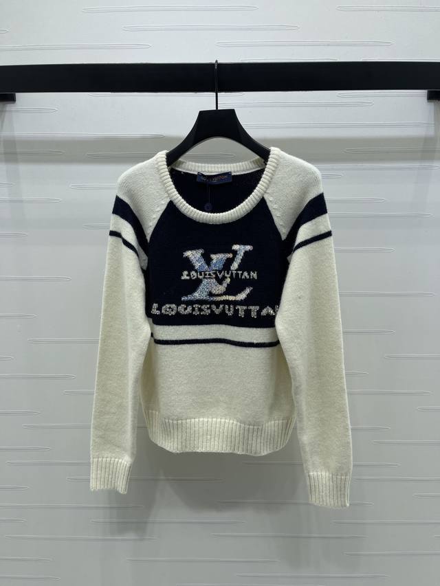 New, original, high-quality Louis Vui*Ton 2025 Early Fall collection! Crew-neck