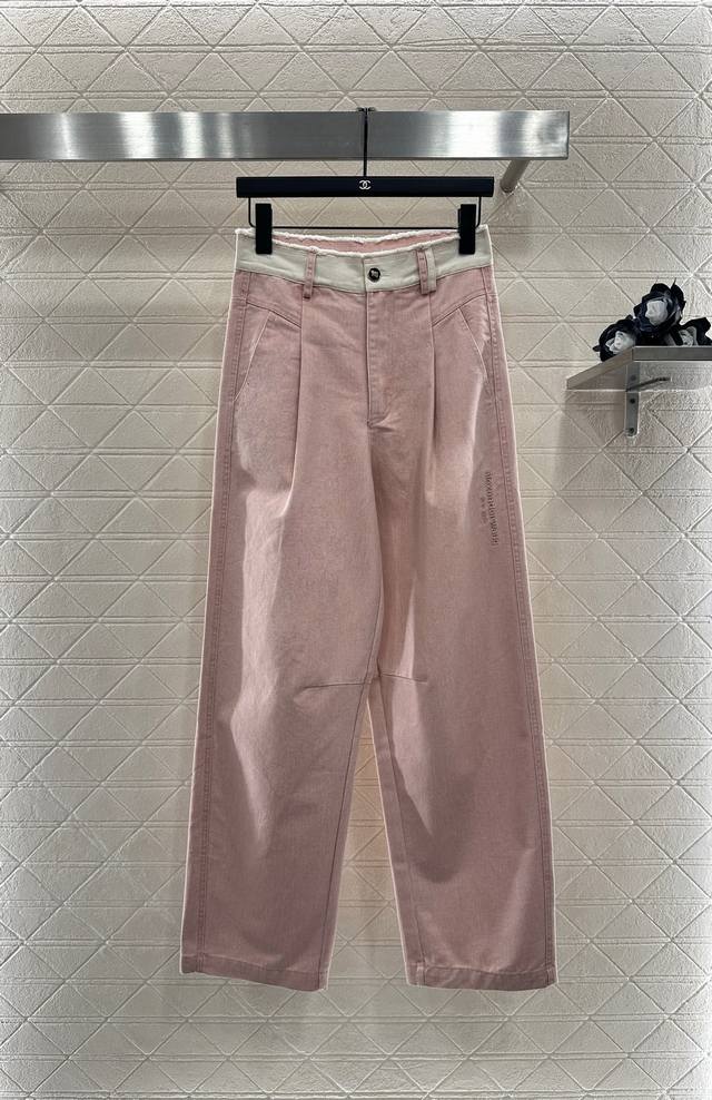 Alexanderwan*2025 New Arrivals High-Waisted Carrot Wide-Leg Trousers Custom Yb T