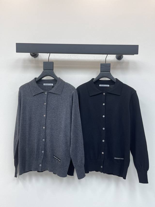 Alexander Wan*'s new early fall 25 lapel knitted long-sleeved cardigan! Custom-m