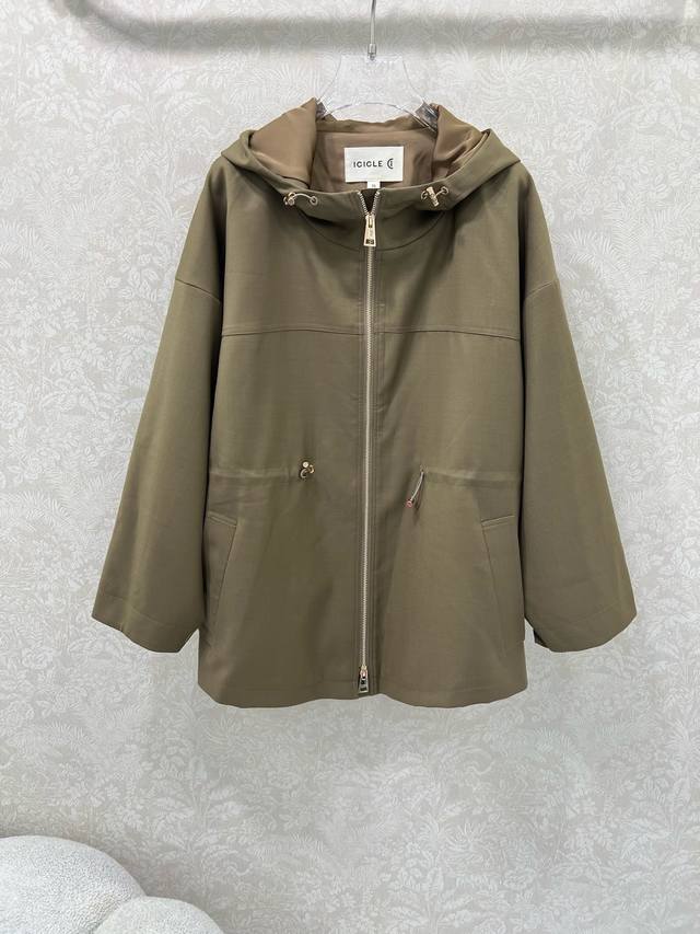 Icicle 25's new silk wool coat is a walking couture, long-term commitment to old