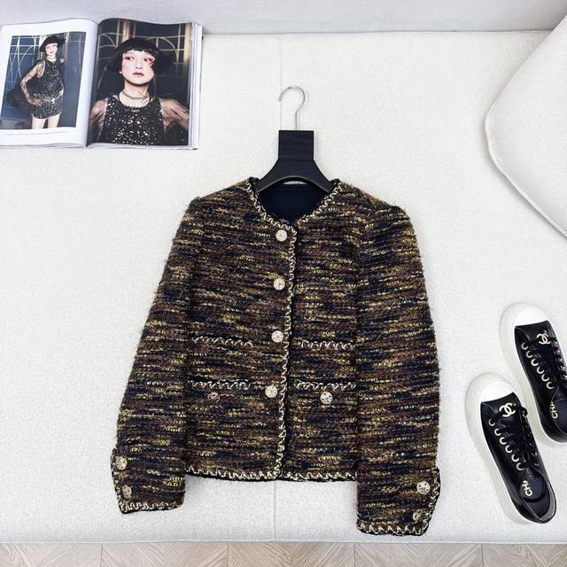 #Lady lady style C home 25Ss latest autumn and winter small jacket with trim des