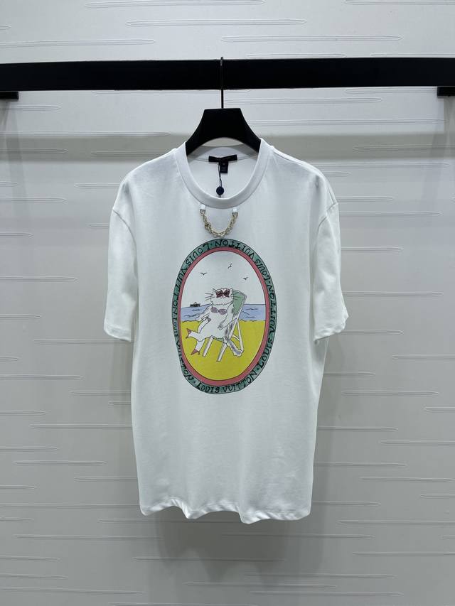 New, original, high-quality Louis Vui*Ton 2025 Early Fall collection! Round-nec