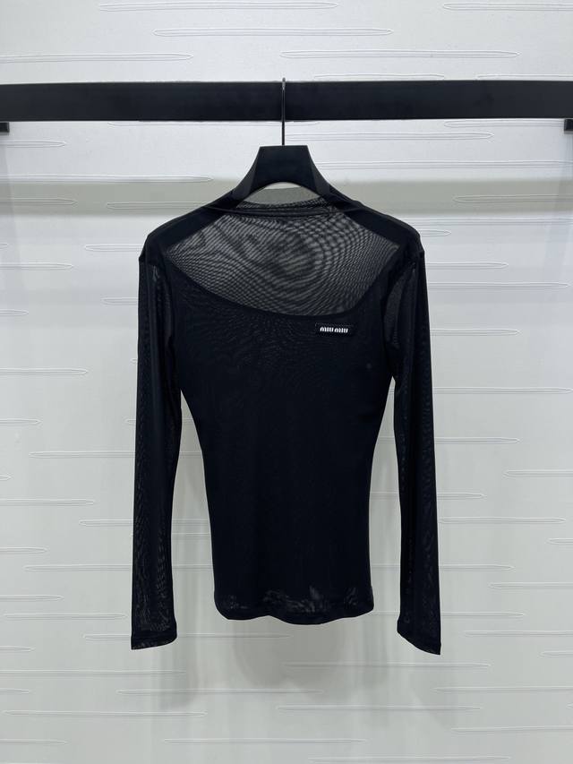 New, original, high-end quality, Miumi* 2025 Early Fall collection! Round-neck,