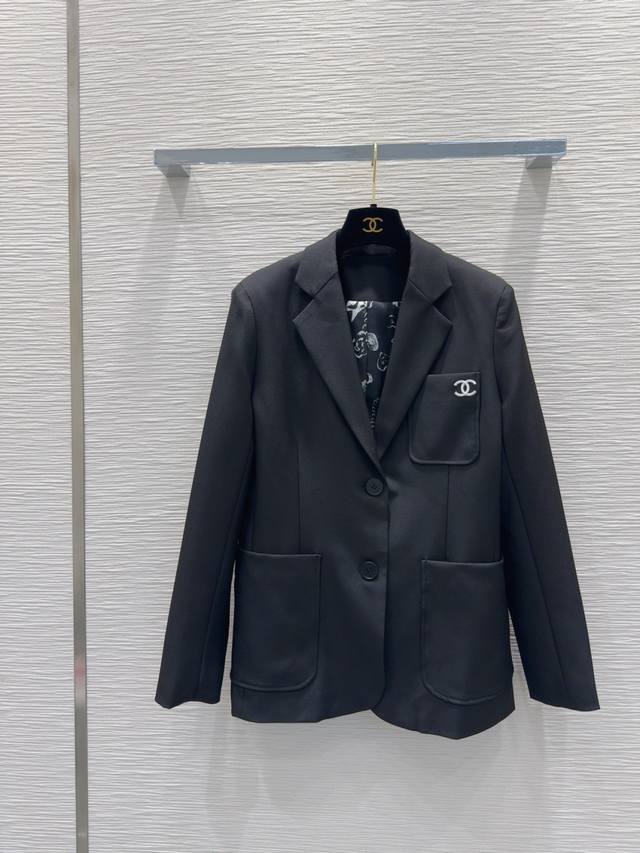 Chane*2025Fw new style simple and elegant suit jacket, very high-end imported te