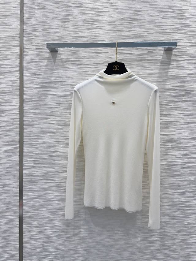 Chane* 2025Fw new mesh base shirt is luxurious, soft, stretchy, and comfortable,