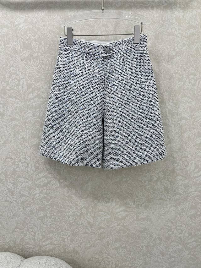 Chan*L 25 new tweed shorts, custom-made with imported Yb material. High-quality,