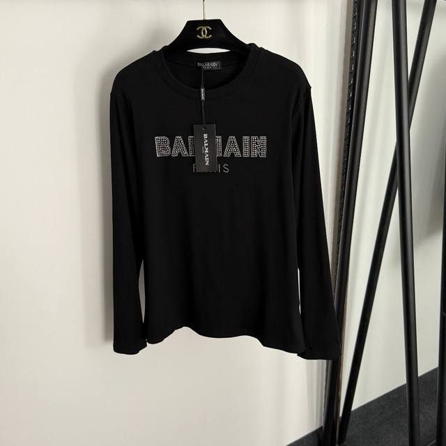 Style No. 20255285 Balmai* new hot-drilled logo long-sleeved T-shirt, available