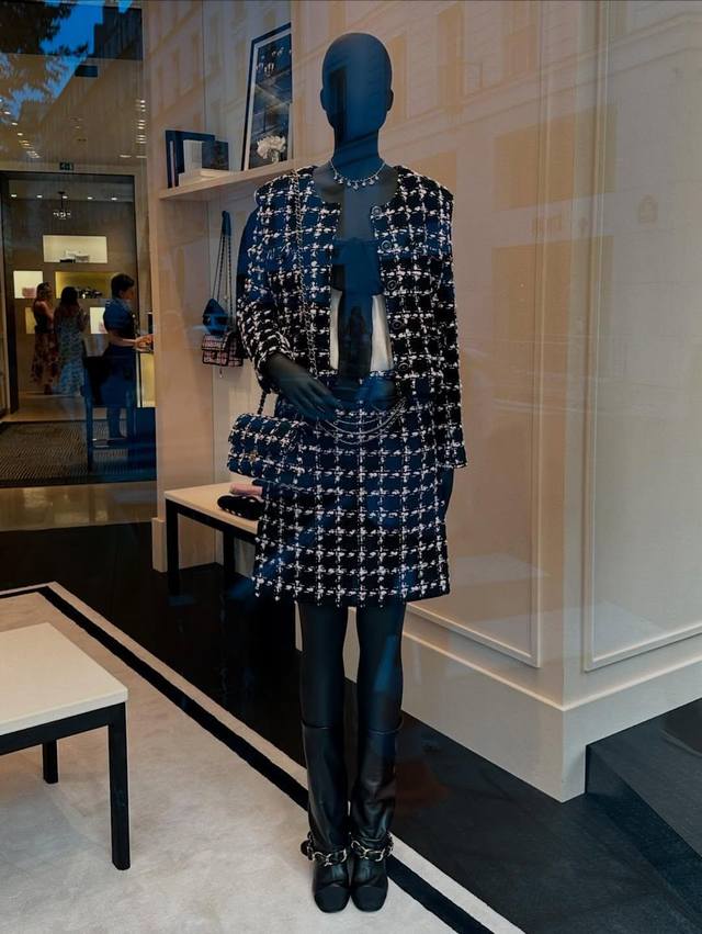 Jacket Skirt Chane* 25B High-End Handcrafted Collection New Plaid Burgundy Jack