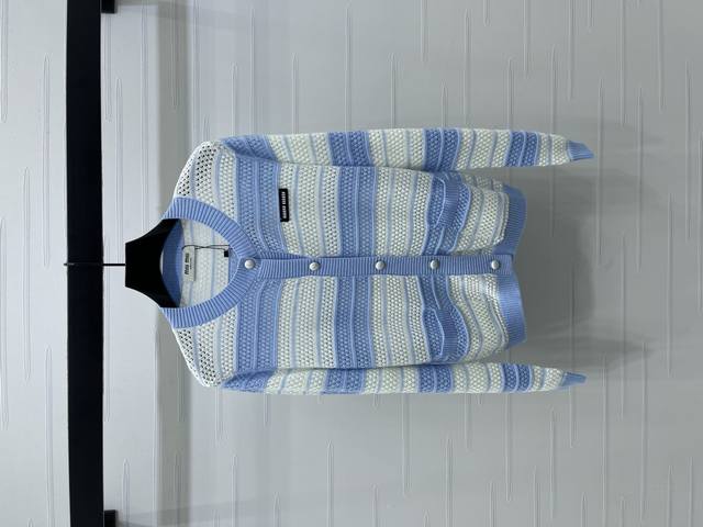 New, original, high-quality, Miumi* 2025 Early Fall collection! Striped knitted